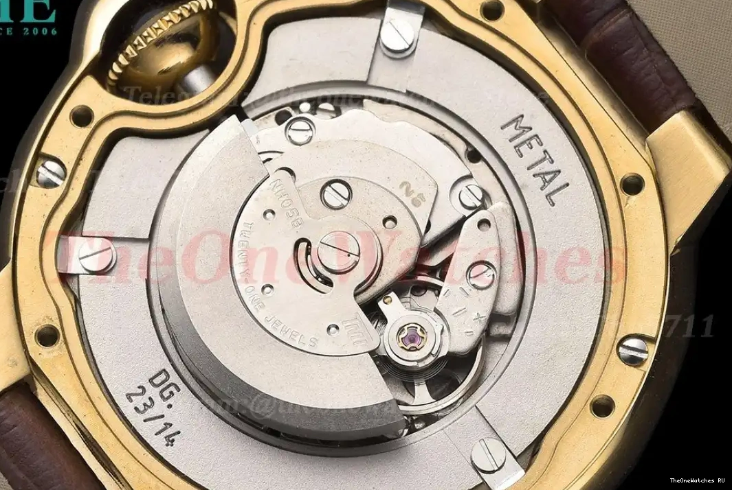 White Cartier Dia GDF De YG Ballon Bleu LE Dial 33mm NH05 0228