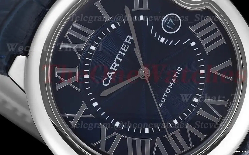 Blue SS De GDF Ballon 42mm Bleu MY8215 Cartier LE Dial 0228