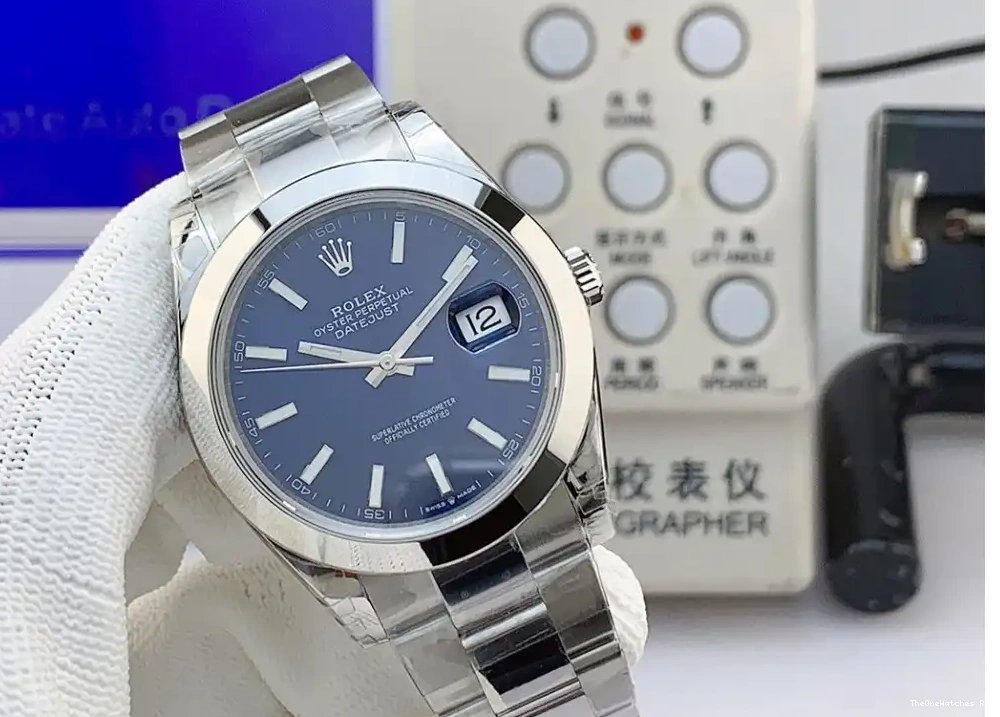 Datejust VS3235 - SS Oyster 126300 VSF SS Blue Rolex 41mm Stk 904L 0228