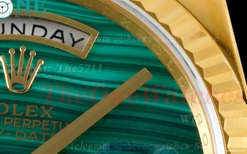 Green Dial YG YG 36mm Pres A2836 RAF DayDate Malachite 0228