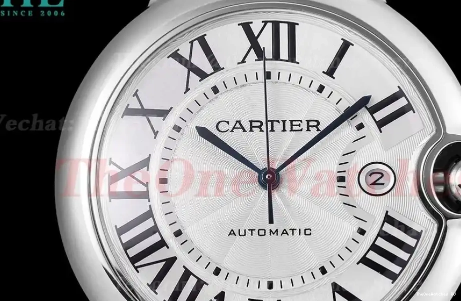 MY8215 Dial SS White De SS GDF Bleu Ballon Cartier 42mm 0301