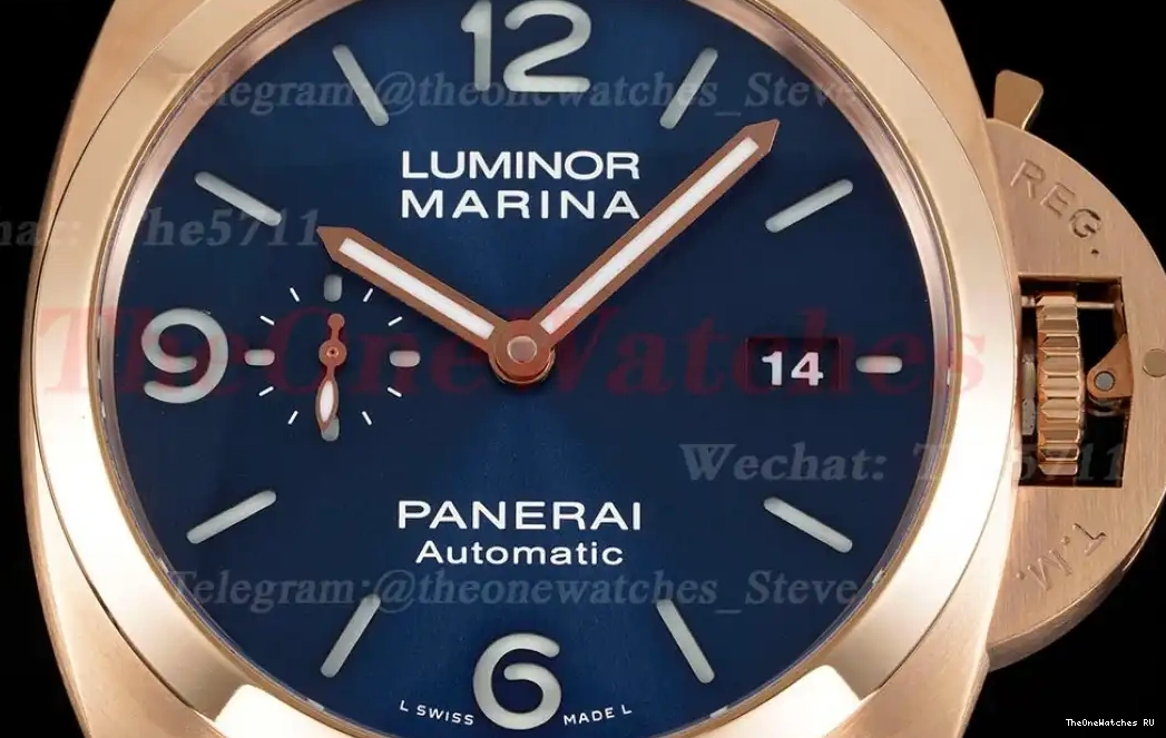 44mm VSF LE RG Marina Blue P9010 PAM1112 Lum. 0304