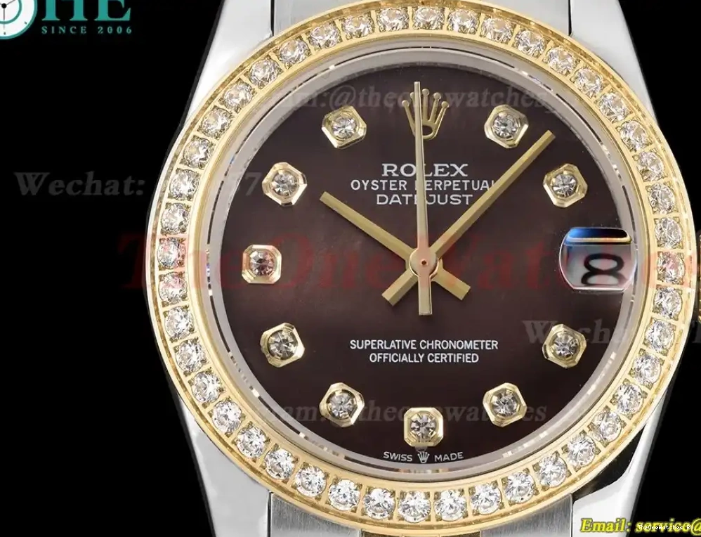 Dia Dia Datejust SS 28mm GDF MY8215 Chocolate YG 0306