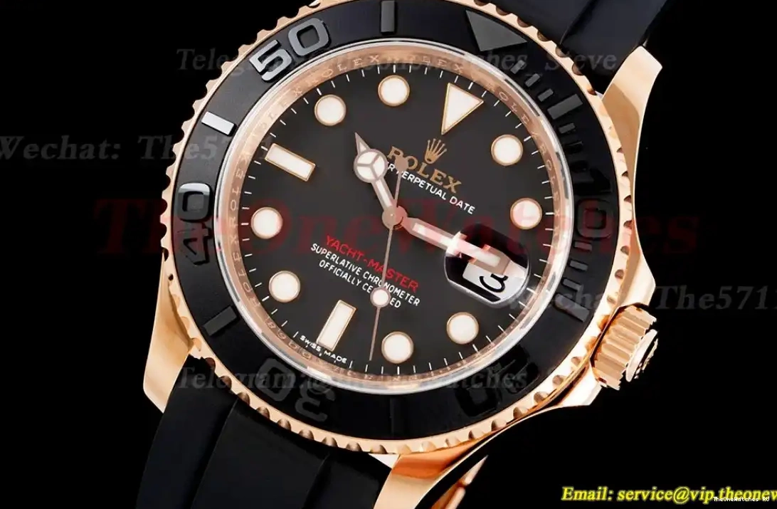 VS3135 Yacht-Master RU Dot 40mm VSF Black 116655 RG 0315