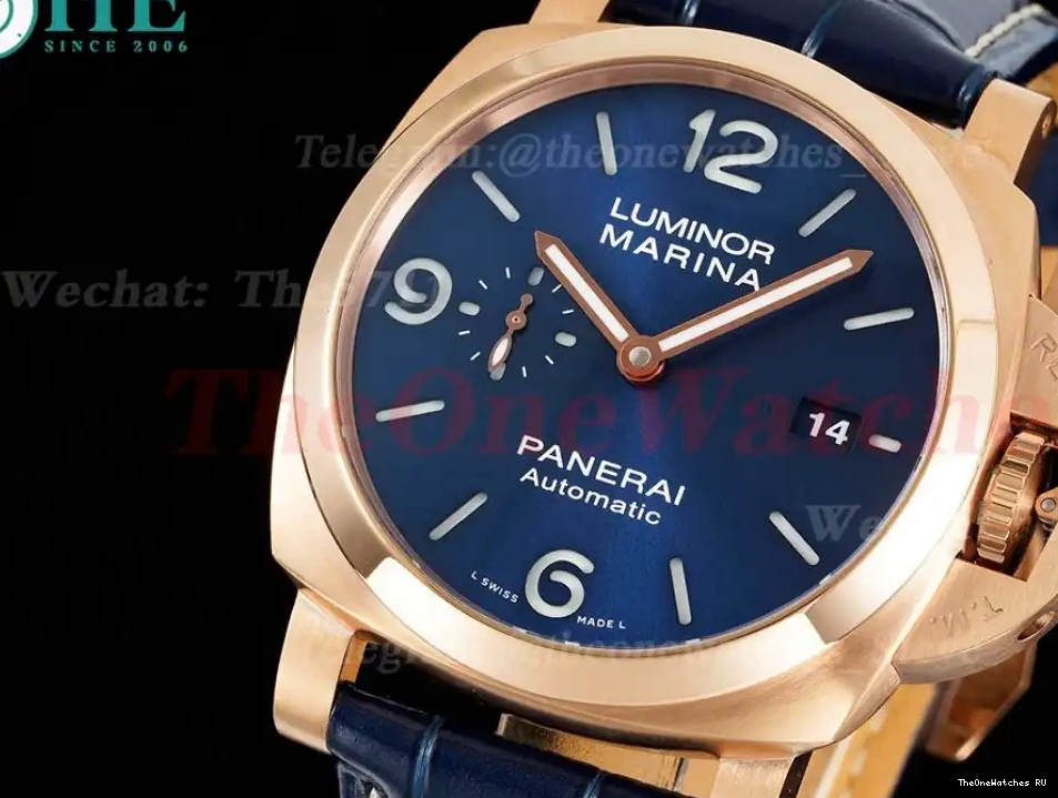 44mm VSF LE RG Marina Blue P9010 PAM1112 Lum. 0304