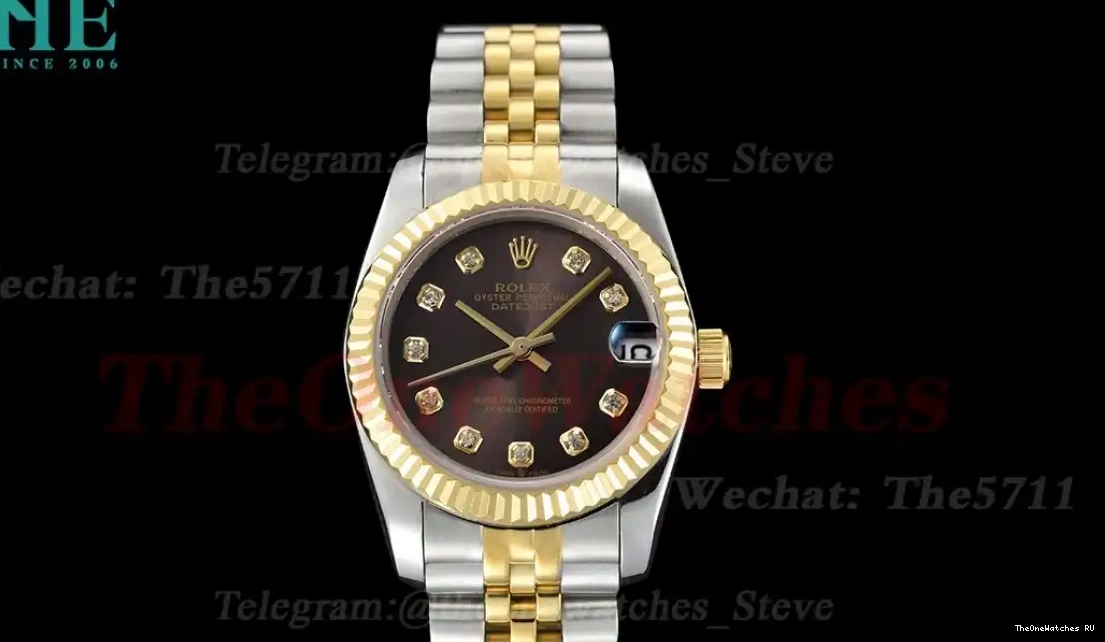 278273 GDF RG MY8215 Dia 31mm SS Brown Mop Datejust 0303