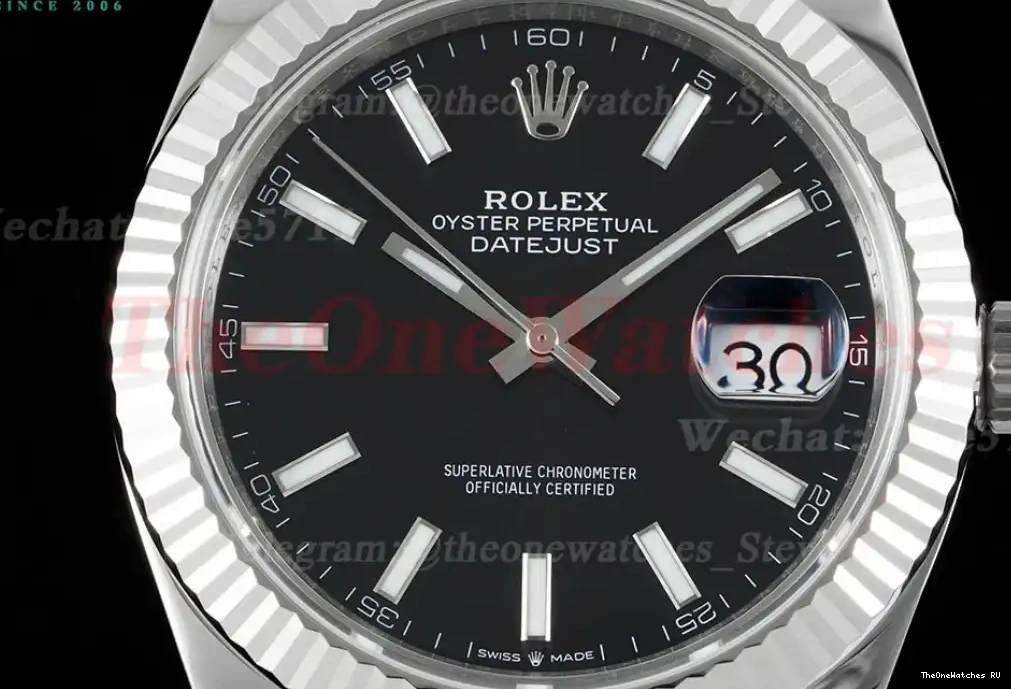 Black WF Oyster SS SS 904L 126334 VR3235 41mm Datejust 0304