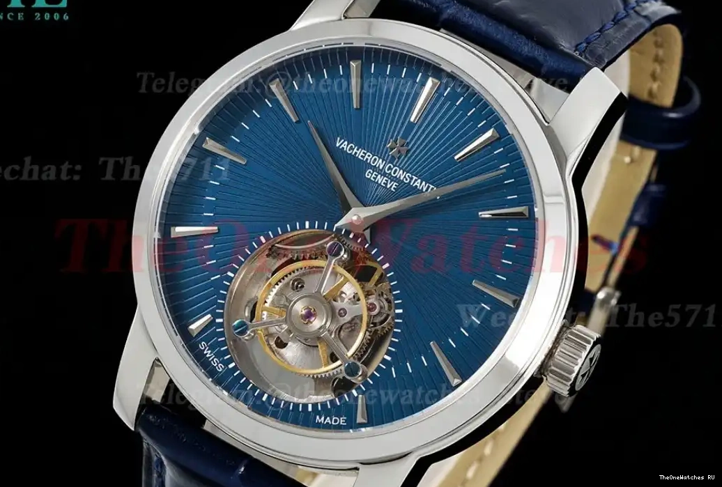 LE SS Blue Traditionnelle RMSF 41mm Tourb Dial 0317