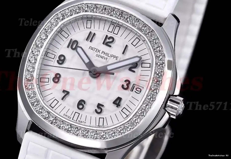 Ladies A324 PPF White Dia 35.6mm SS Aquanaut Dial RU 0310