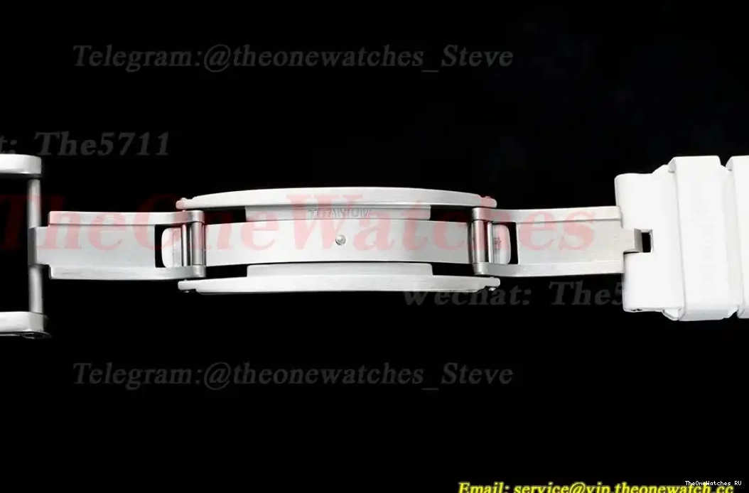 Tourb Rubber RG RM56-02 on RMF Skeleton Dial 44mm Strap White 0318