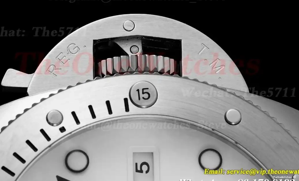 Dial TTF RU White P9010 Submersible 44mm PAM1226 SS 0309