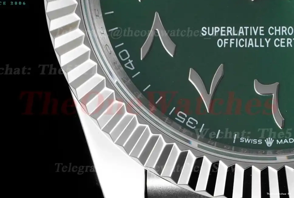 41mm Green  Datejust Jubilee A3235 DIW SS SS 904L Dial 0303