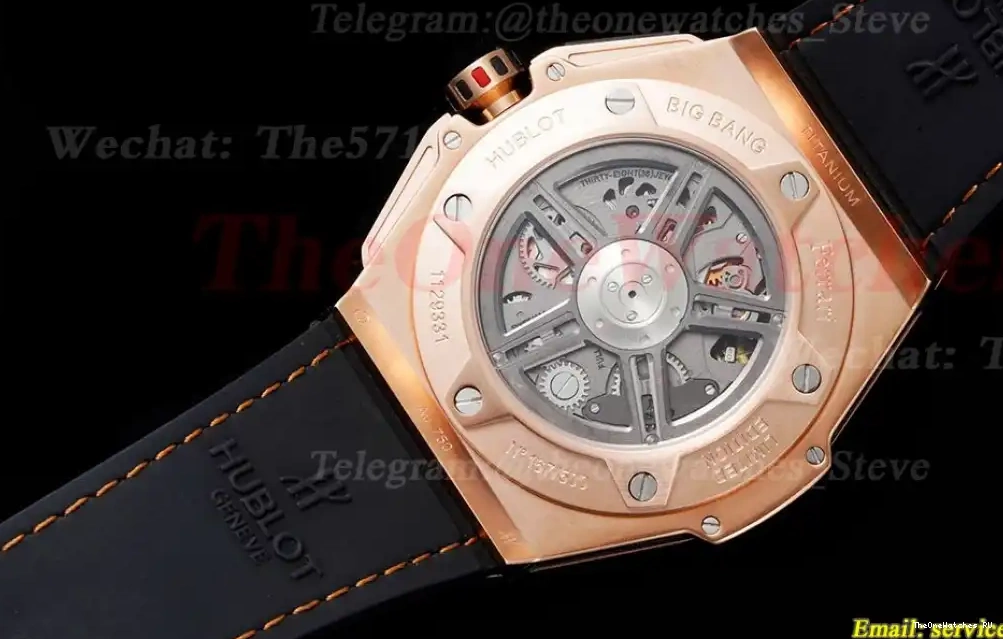 Big Limited HBF Ferrari Edition LE F1 45mm YG HUB1241 Unico Bang 0318