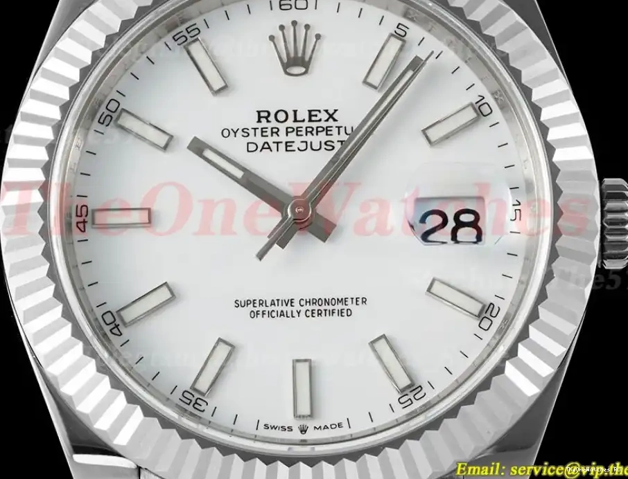 EWEF Stk 126334 SS A3235 SS White Jub 41mm Datejust 0312