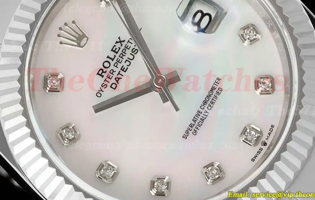 126334 Datejust SS EWEF SS A3235 Mop Stk 41mm 0316