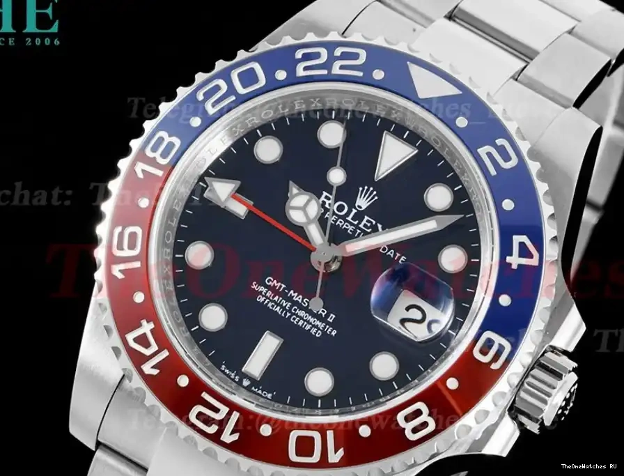 II Oys APF Red Blue GMT SS SS 126719BLRO VR3285 40mm Master 0315