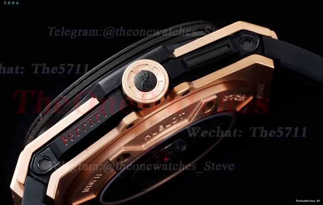 Big Limited HBF Ferrari Edition LE F1 45mm YG HUB1241 Unico Bang 0318