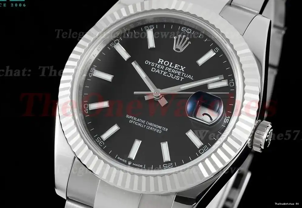 Black WF Oyster SS SS 904L 126334 VR3235 41mm Datejust 0304