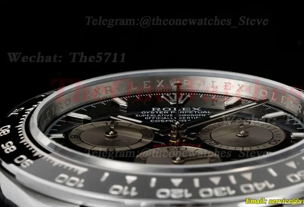 SS QF 126519 Clone SH4131 Grey 40mm Daytona Black RU Super 0313