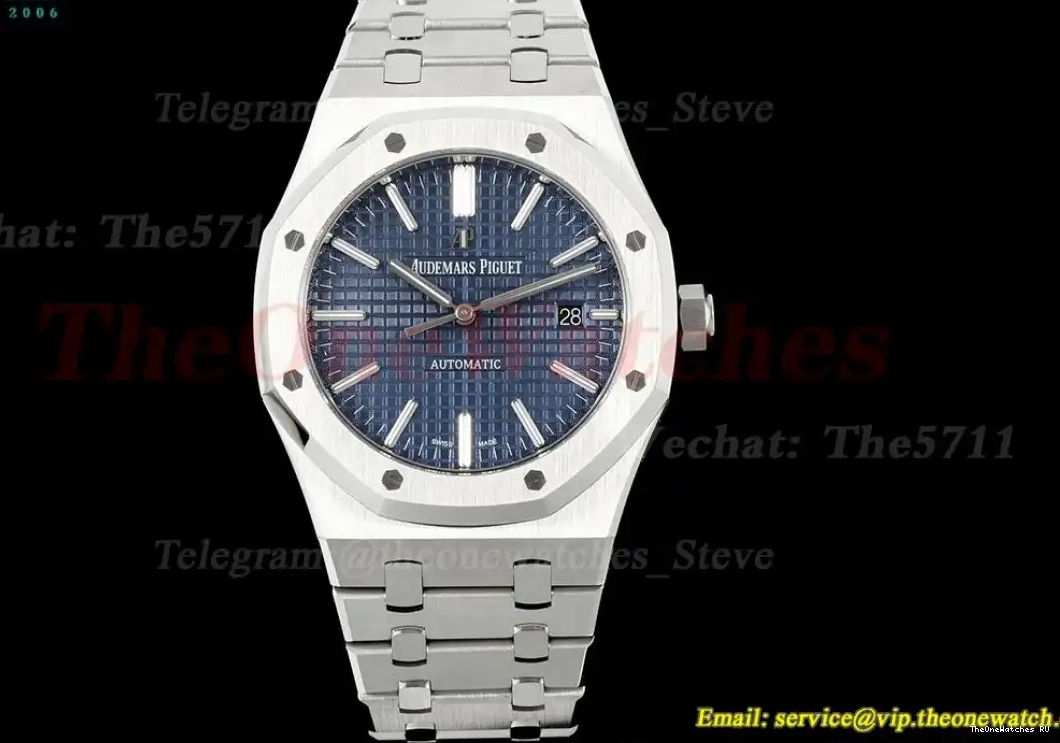 TKF SS Dial SS Royal 15400 Blue 41mm SA3120 Clone Super Oak 0302