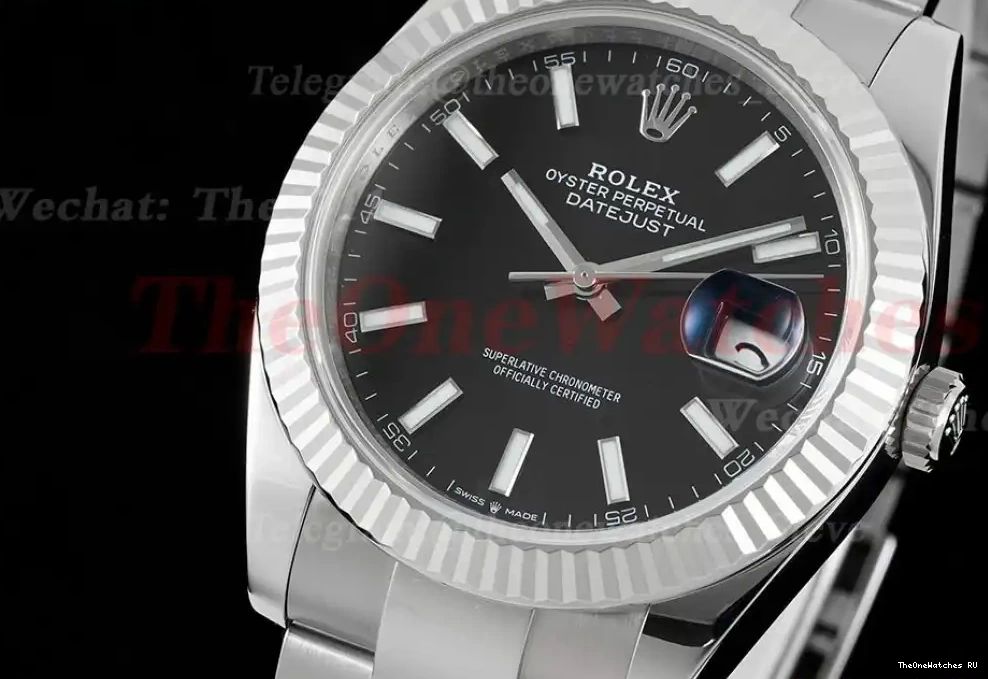 Datejust 126334 WF 41mm Oyster SS Black VR3235 SS 904L 0318