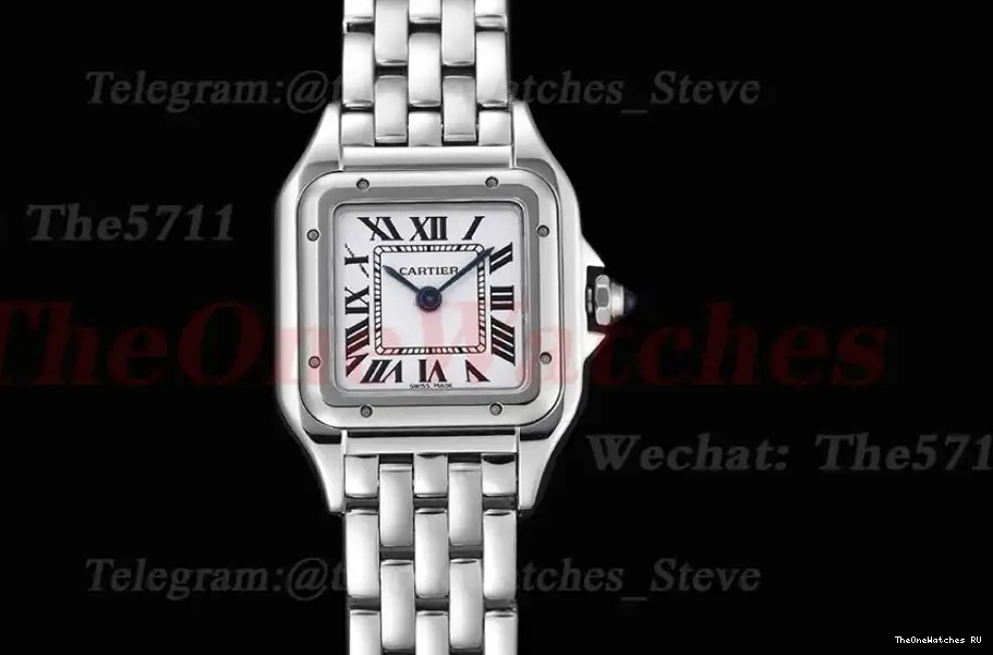 Secrete SS Ladies SS De 8848F Swiss Qtz Panthere White 22mm 0319