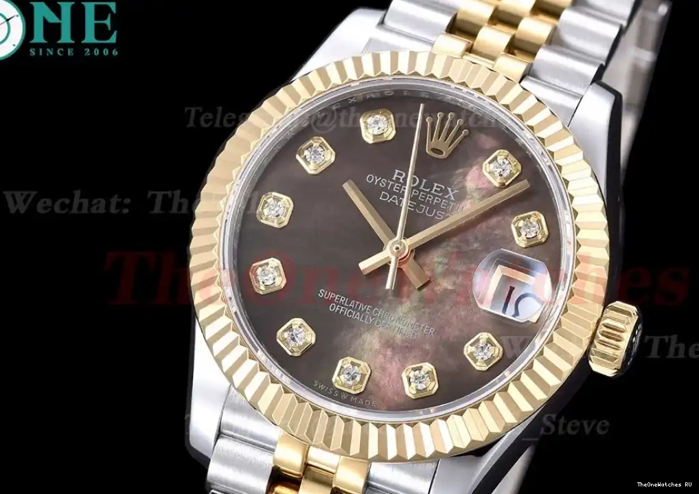 SS Dial Jubilee 31mm Datejust A2671 WF Brown YG 0310