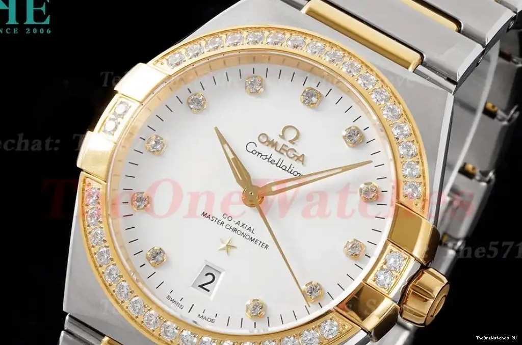 A8800 YG Dia SS ASWF White 39mm Constellation 0320