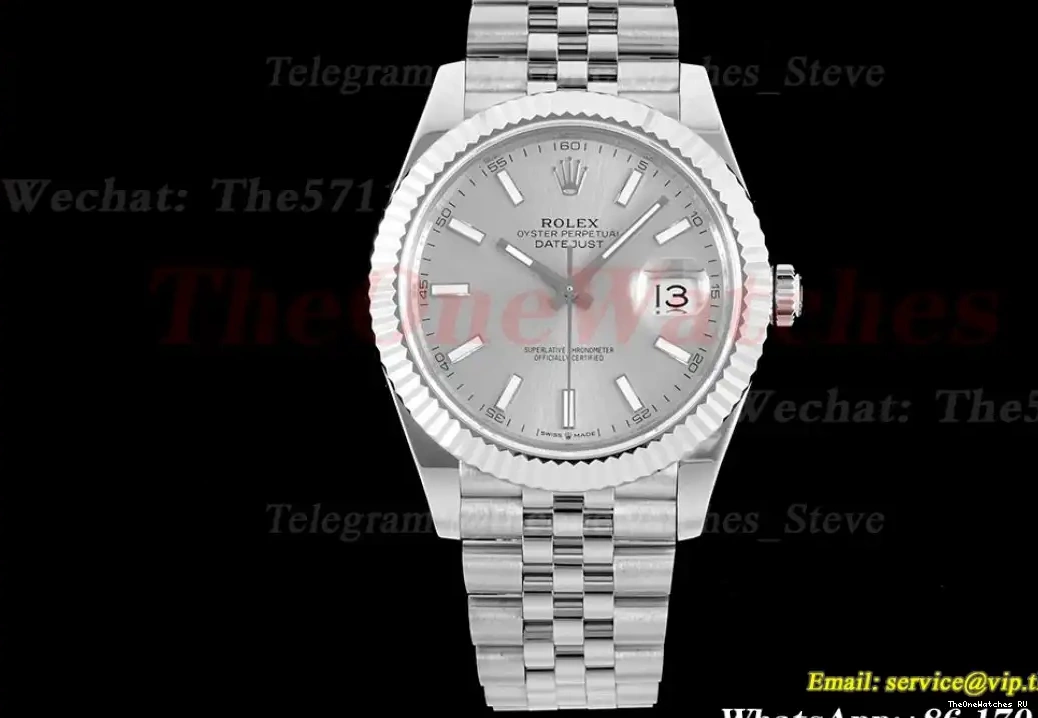 VRF SS SS Stk Julibee Datejust Silver 126334 904L 41mm VR3235 0302