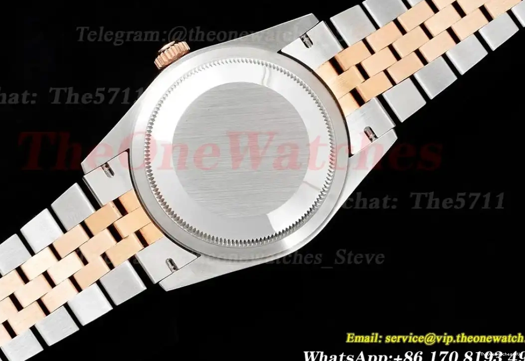 White V2 36mm 126231 SS RG Datejust 904L Jubilee Textured JDF VR3235 0304