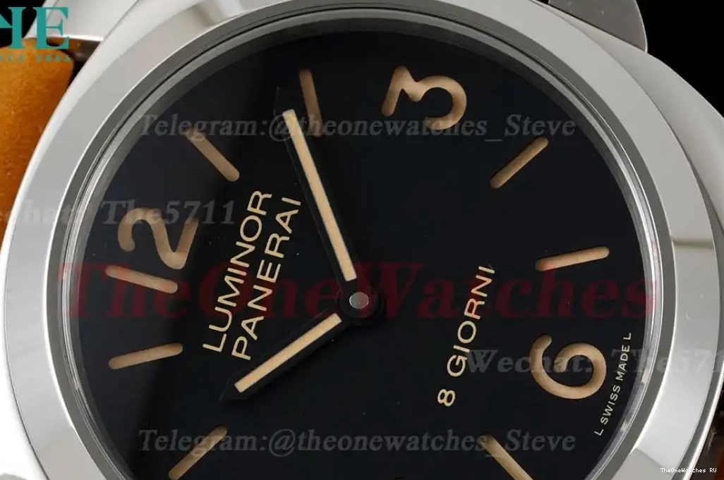 44mm Black LE PAM914 Luminor Dial HWF A6497 SS 0307