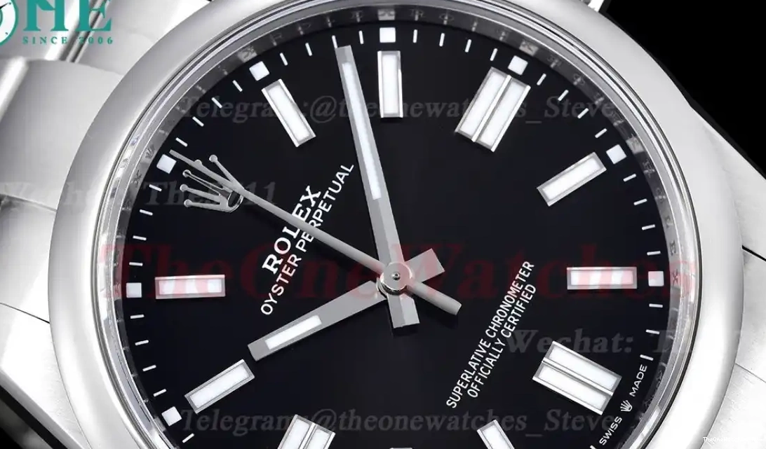 SS Dial VSF 41mm SS 124300 Black Oyster VS3230 Perpetual 0307