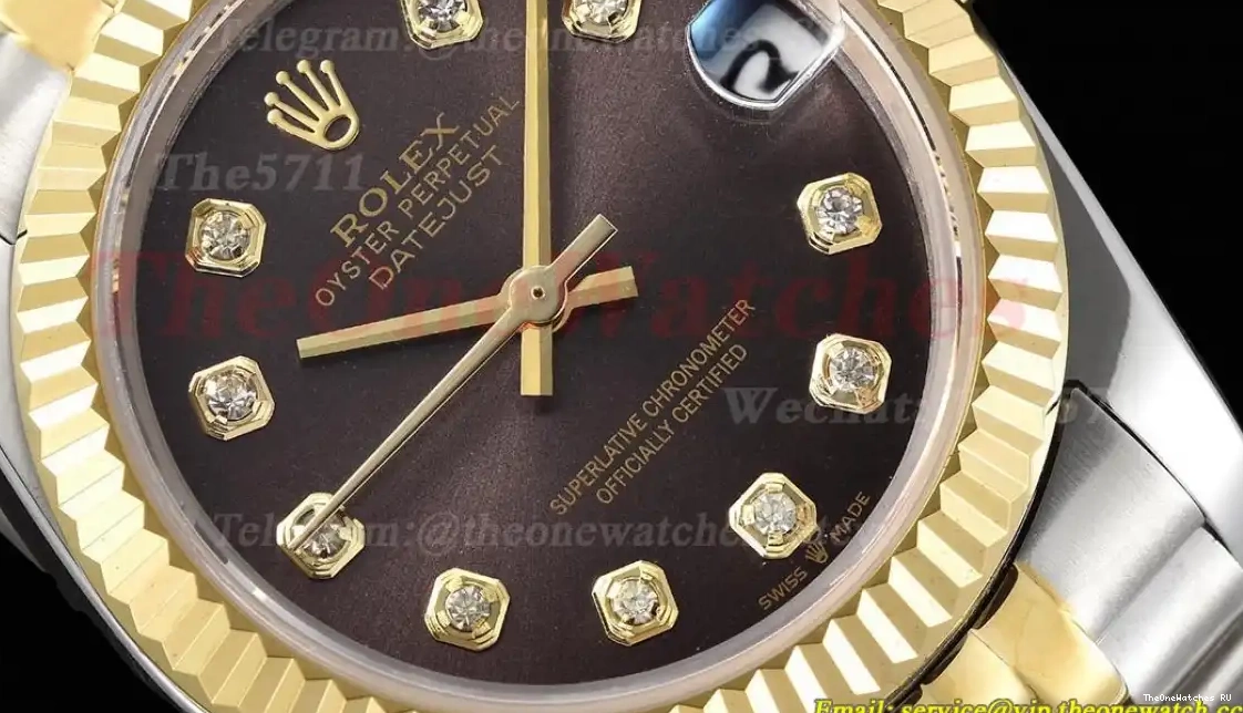 278273 GDF RG MY8215 Dia 31mm SS Brown Mop Datejust 0303