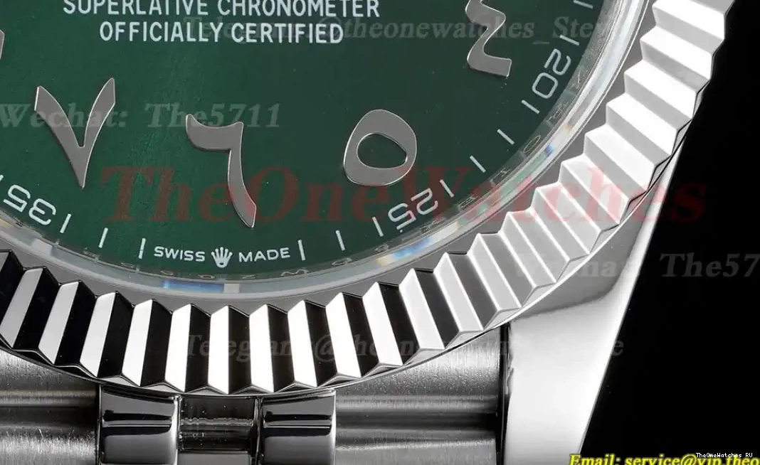 41mm Green  Datejust Jubilee A3235 DIW SS SS 904L Dial 0303