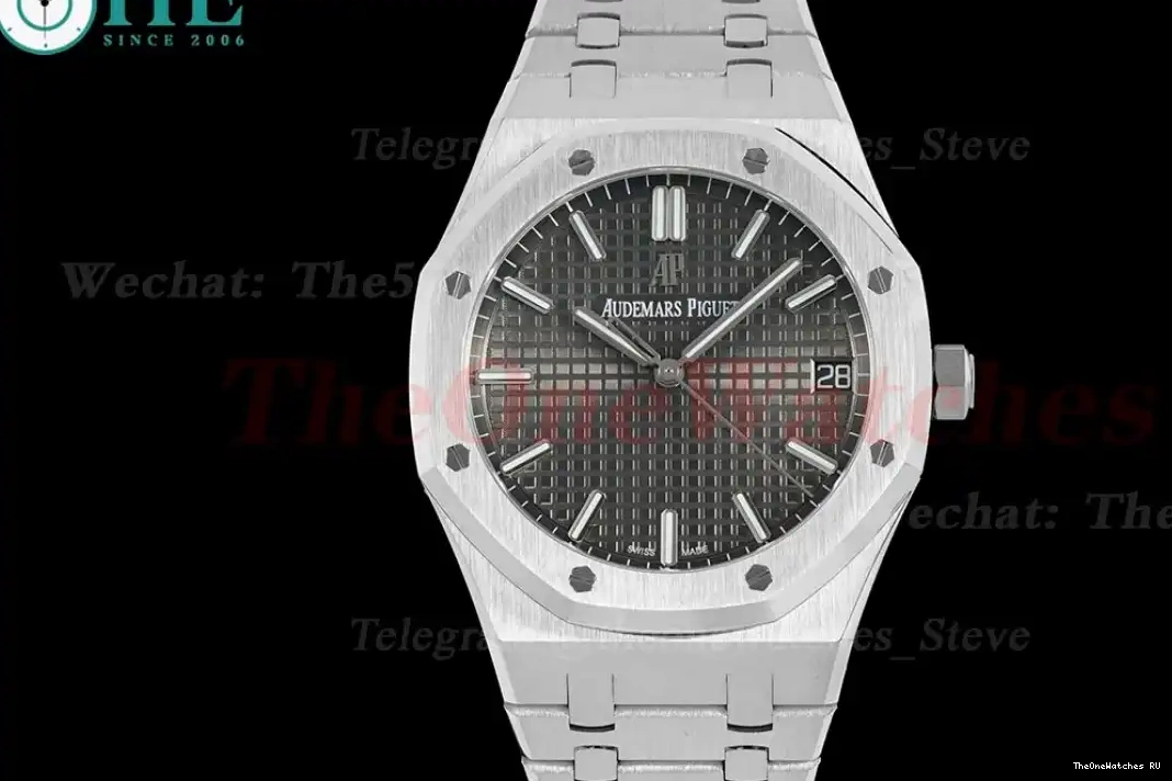 Stk Super Grey APSF A4302 Royal SS Oak 15500 SS Clone 41mm 0318