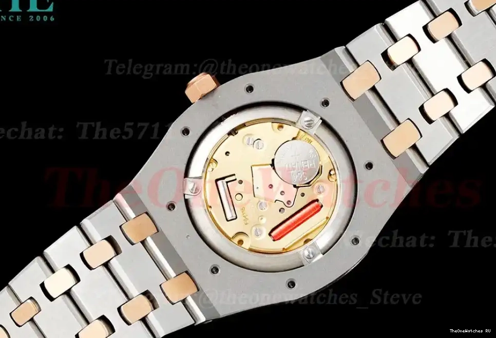 Ladies white  Royal Quartz Swiss RG 33mm Oak 8F Dial SS 0309