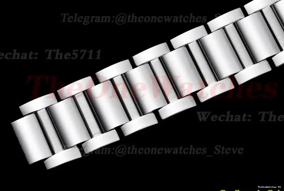 Bracelet Must SS K11F Quartz Dial White Small Tank On 0316