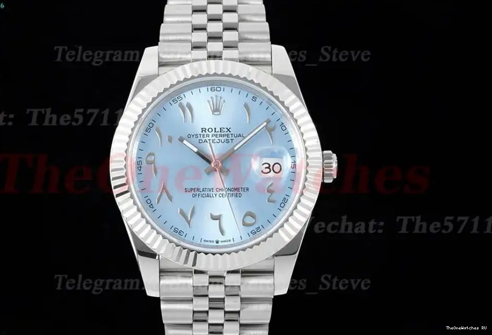 SS Datejust A3235 Blue  Jubilee 904L Dial Ice SS DIW 41mm 0317