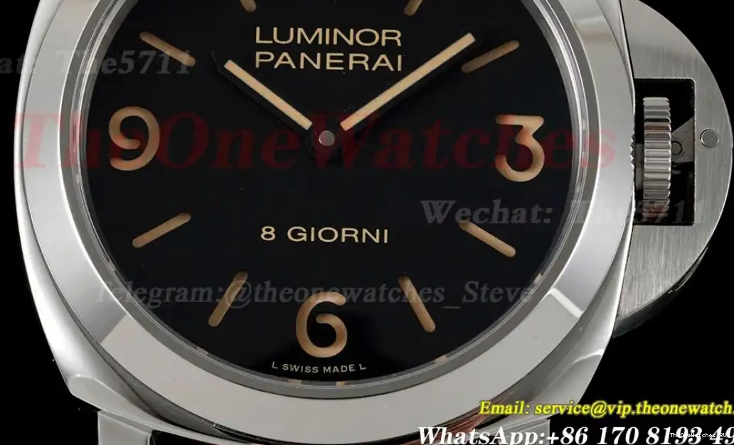 44mm Black LE PAM914 Luminor Dial HWF A6497 SS 0307