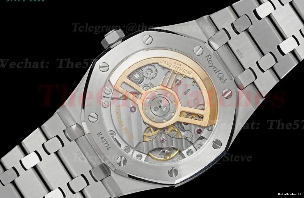 Stk Super Grey APSF A4302 Royal SS Oak 15500 SS Clone 41mm 0318