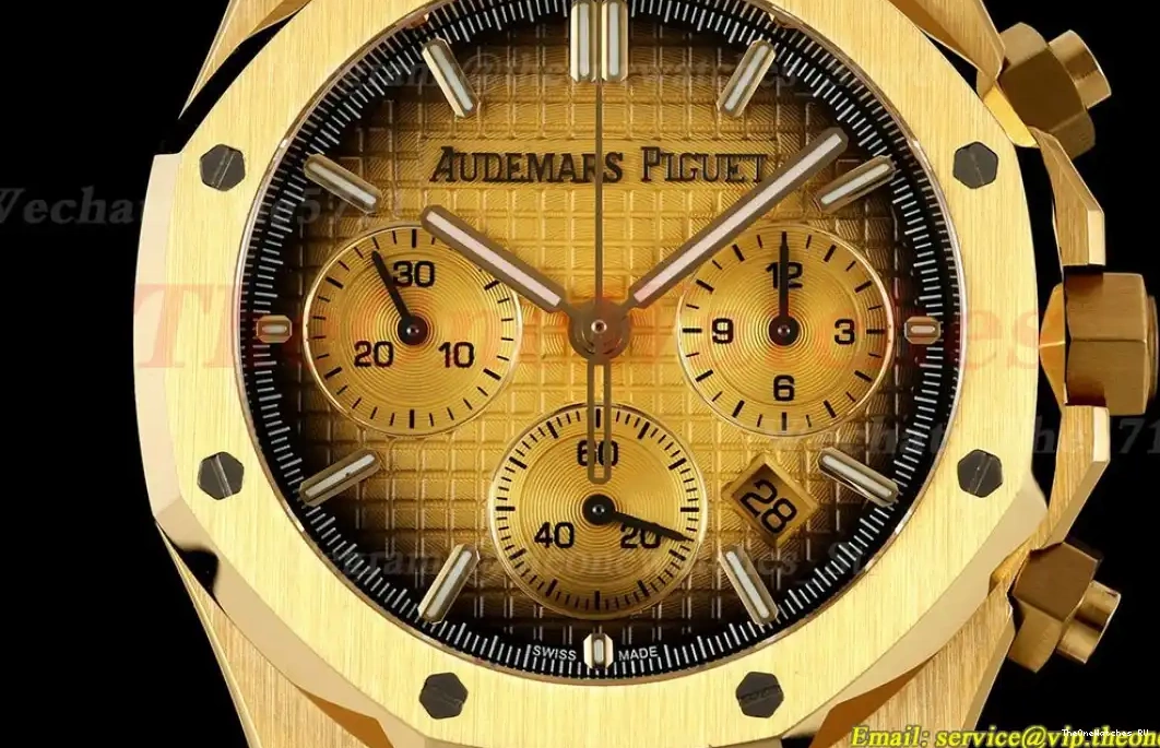 Royal Yellow BF YG Dial 41mm A7750 YG Oak 26240BA Chrono 0302