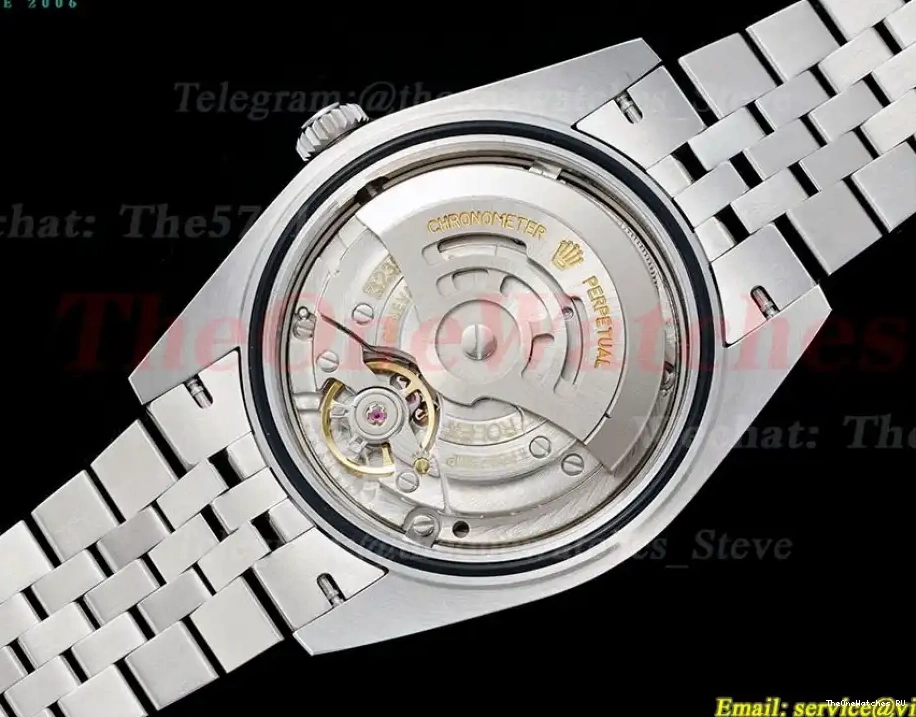 EWEF Stk 126334 SS A3235 SS White Jub 41mm Datejust 0312