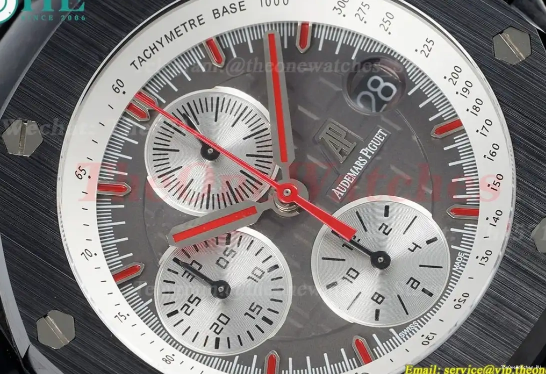 RU Red A3126 Royal Cer APF 42mm Grey Offshore Oak 0313