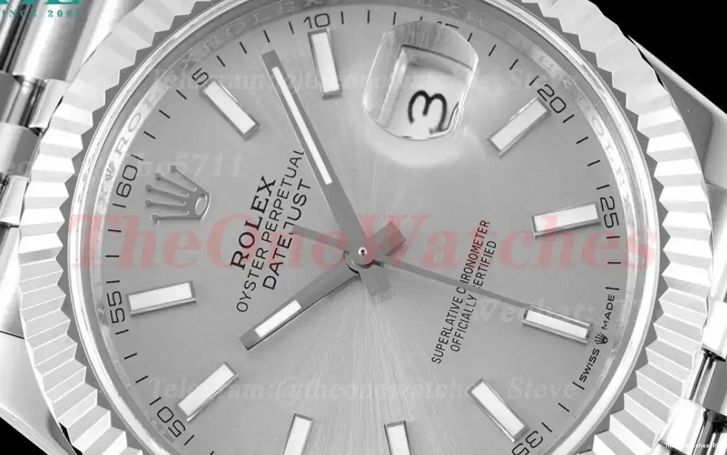 VRF SS SS Stk Julibee Datejust Silver 126334 904L 41mm VR3235 0302