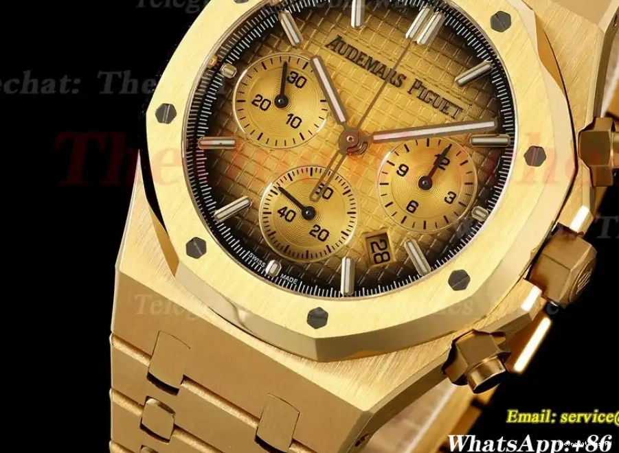 Royal Yellow BF YG Dial 41mm A7750 YG Oak 26240BA Chrono 0302