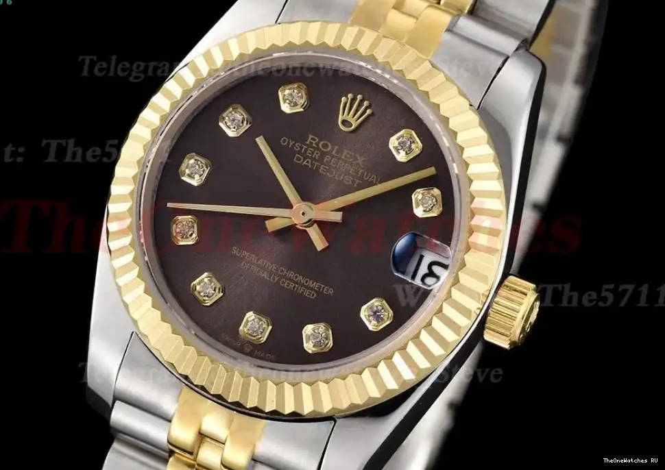 278273 GDF RG MY8215 Dia 31mm SS Brown Mop Datejust 0303